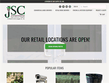 Tablet Screenshot of jimssupply.com